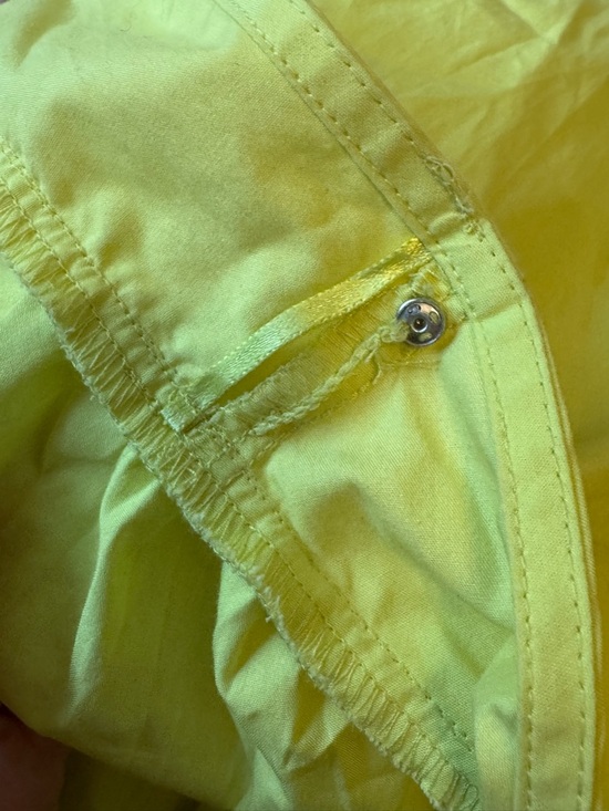 J. Crew Square Neck Puff Sleeve Top in Chartreuse - Picture 7 of 7